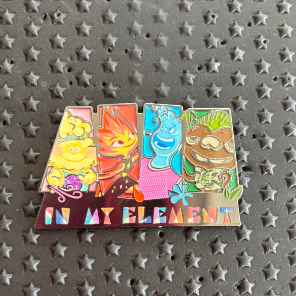 Colorful Disney Elemental “in my element” Limited Release Enamel Pin